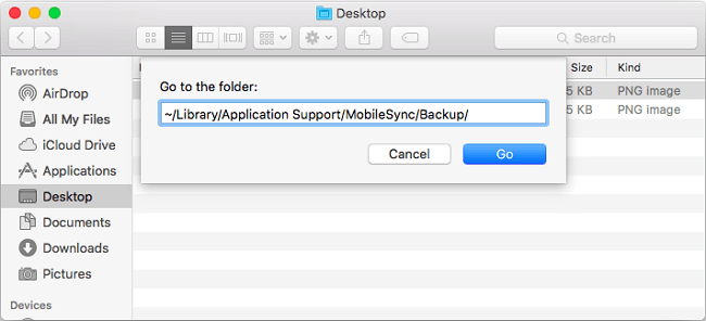Limpe os arquivos de backup do iTunes no mac