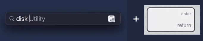 Abra o utilitário de disco no Mac