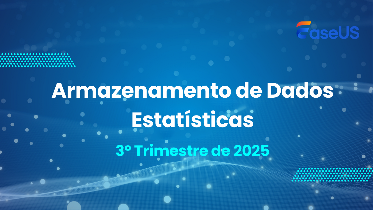 estatísticas de armazenamento de dados