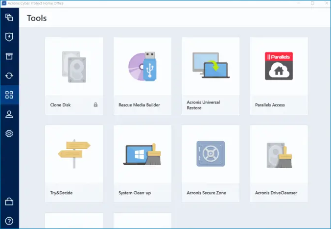 casa de escritório de proteção cibernética acronis
