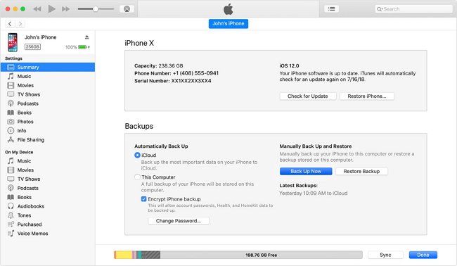 Como fazer backup do iPhone com o iTunes