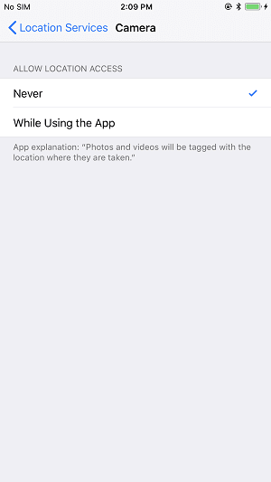 Como desativar os serviços de localização no iPhone 8/8 Plus/X - Dica 1
