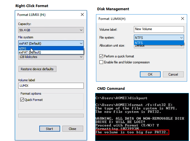 sd card formatter fat32