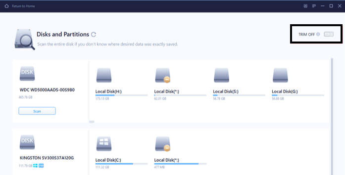 habilitar trim no ssd