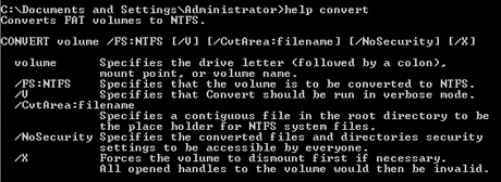 Converter FAT em NTFS