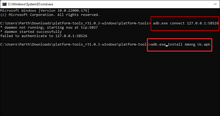 instalar APK no Windows 11