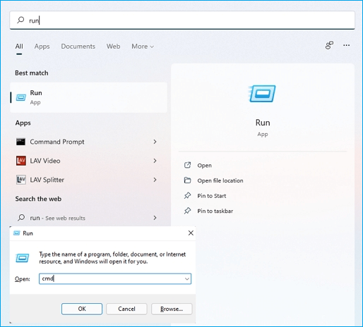 Abrir prompt de comando
