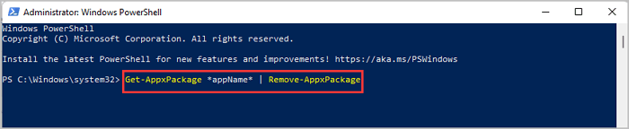 remover bloatware do powershell