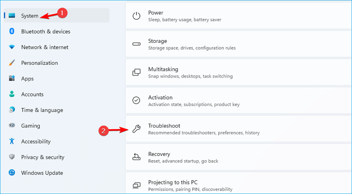 ir para a solução de problemas