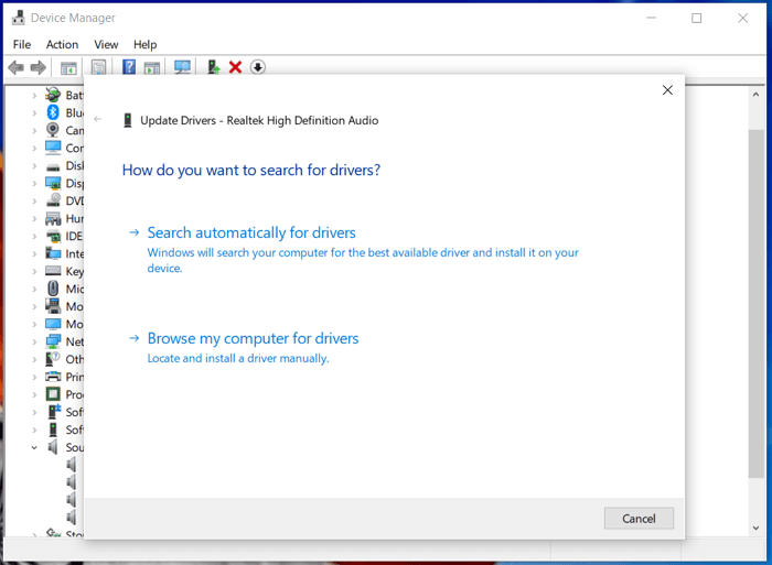 diante de duas opções