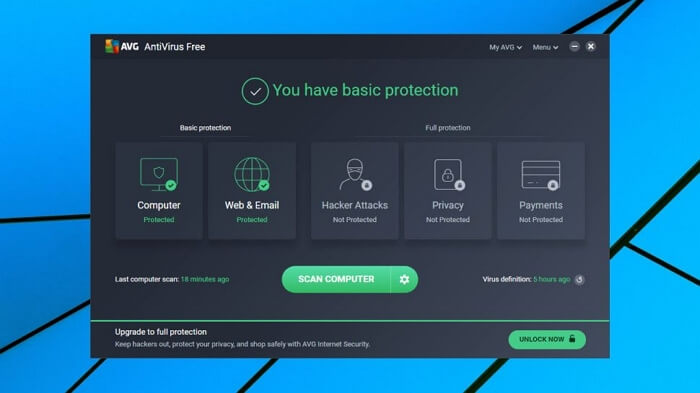 AVG antivírus gratuito