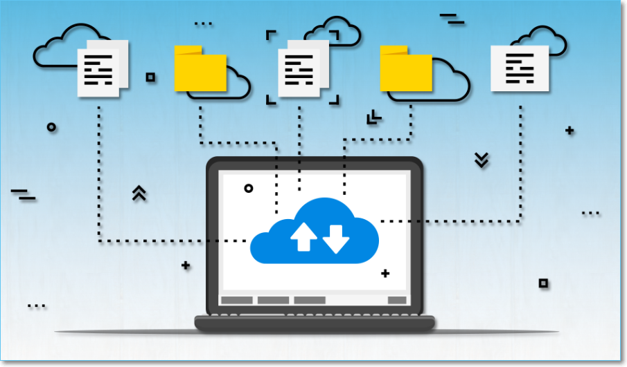 Serviço de backup remoto Armazenamento em nuvem Software de backup