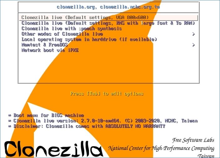 clonezila
