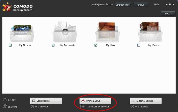 COMODO Backup