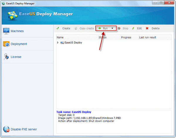 Comece a implantar software em vários computadores.