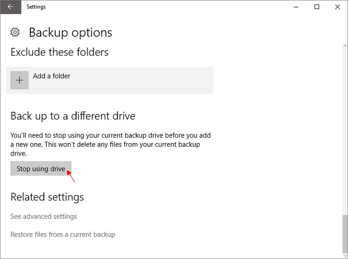 fazer backup do Windows 11 usando o histórico de arquivos passo 7