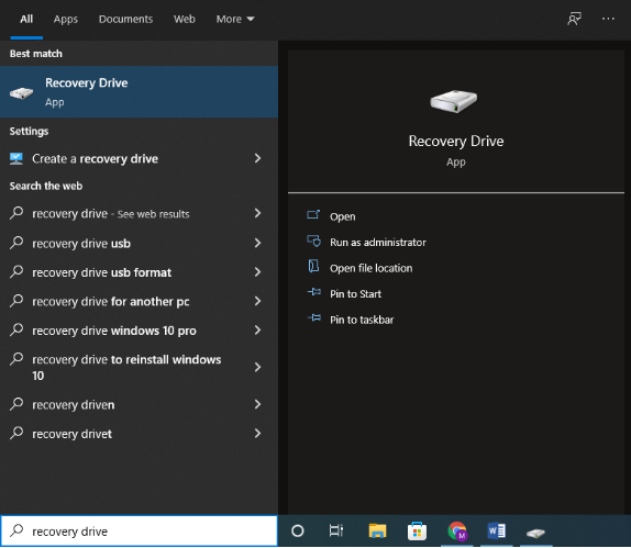 unidade de recuperação aberta