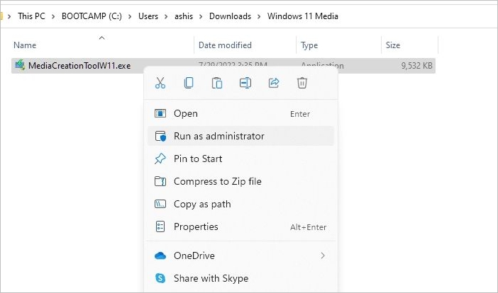 executar determinada ferramenta do windows media