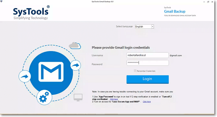 backup de e-mail do systool