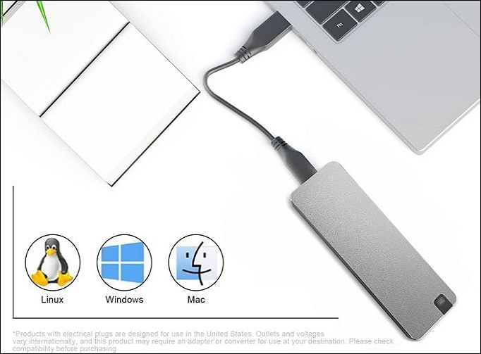 SSD portátil de 16 tb