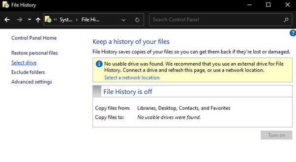pressione selecionar unidade