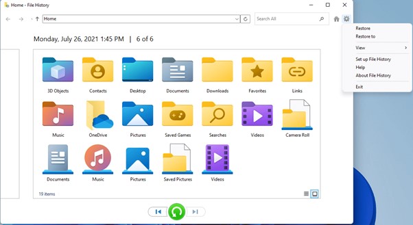 escolher os arquivos