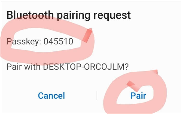 Emparelhe seu dispositivo Android