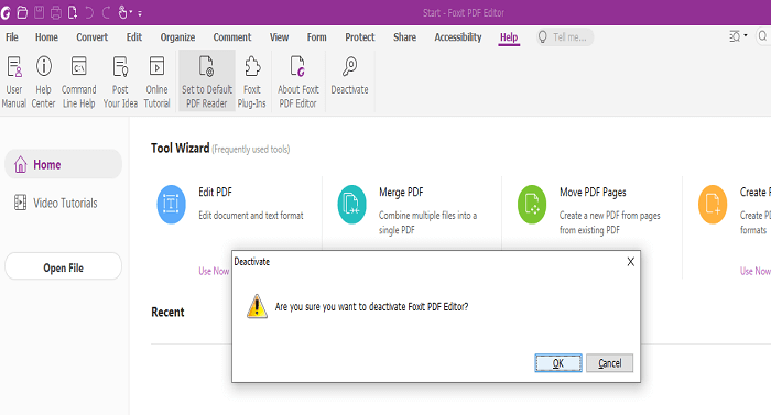 desativar foxit phantompdf