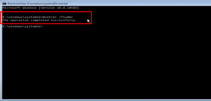 pressione Enter para concluir a operação