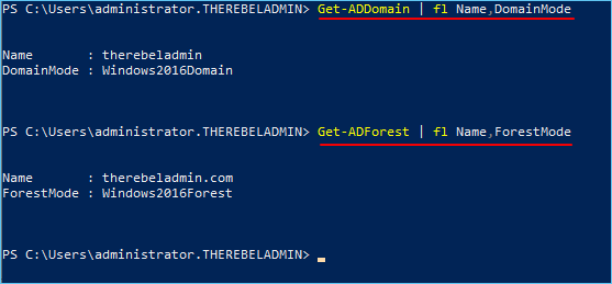Verifique se a transferência do AD foi concluída