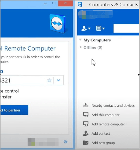transferir arquivos teamviewer