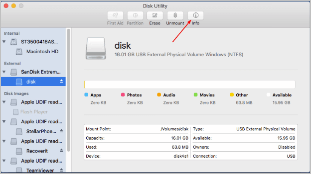 verifique se o seu dispositivo lacie está formatado em ntfs 1