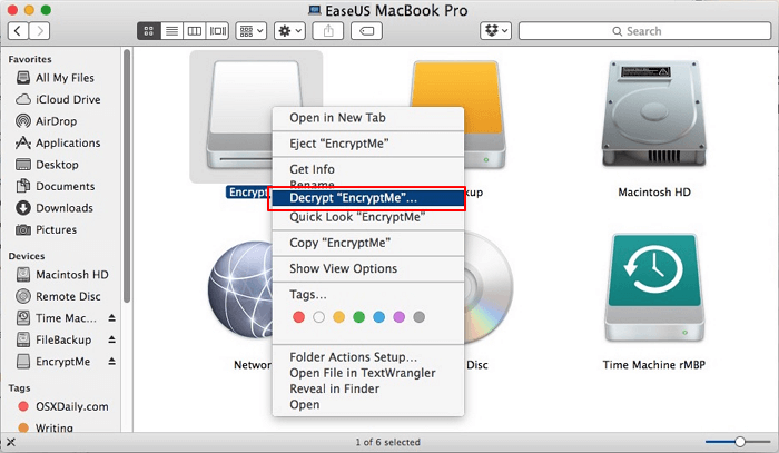 Descriptografar disco rígido externo criptografado Toshiba