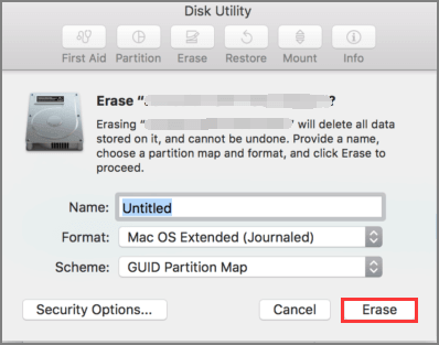 utilitário de disco apagar 2