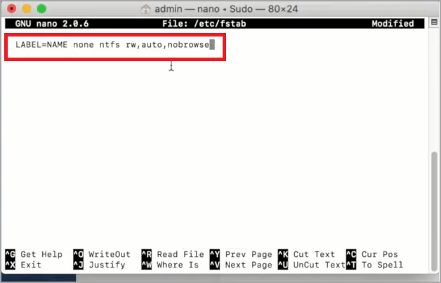 Ative o suporte de leitura e gravação no Mac