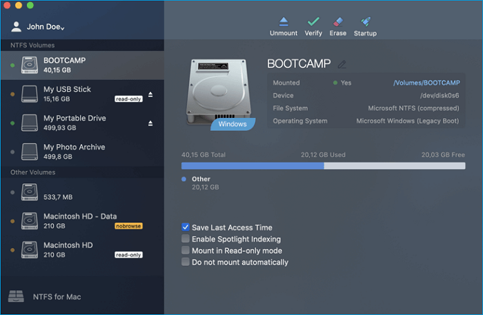 Paragon NTFS para Mac