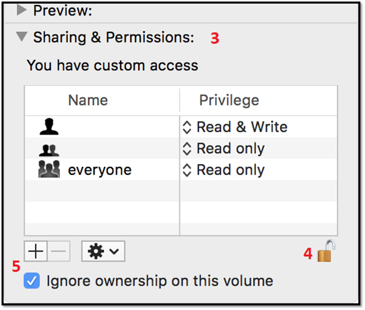 Ignorar propriedade neste volume