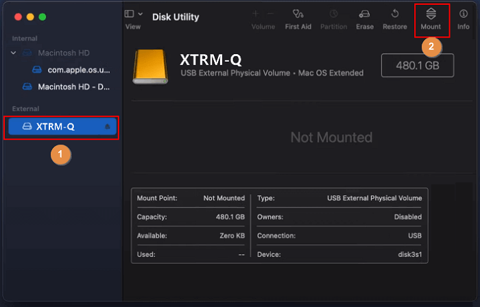 clique no botão de montagem
