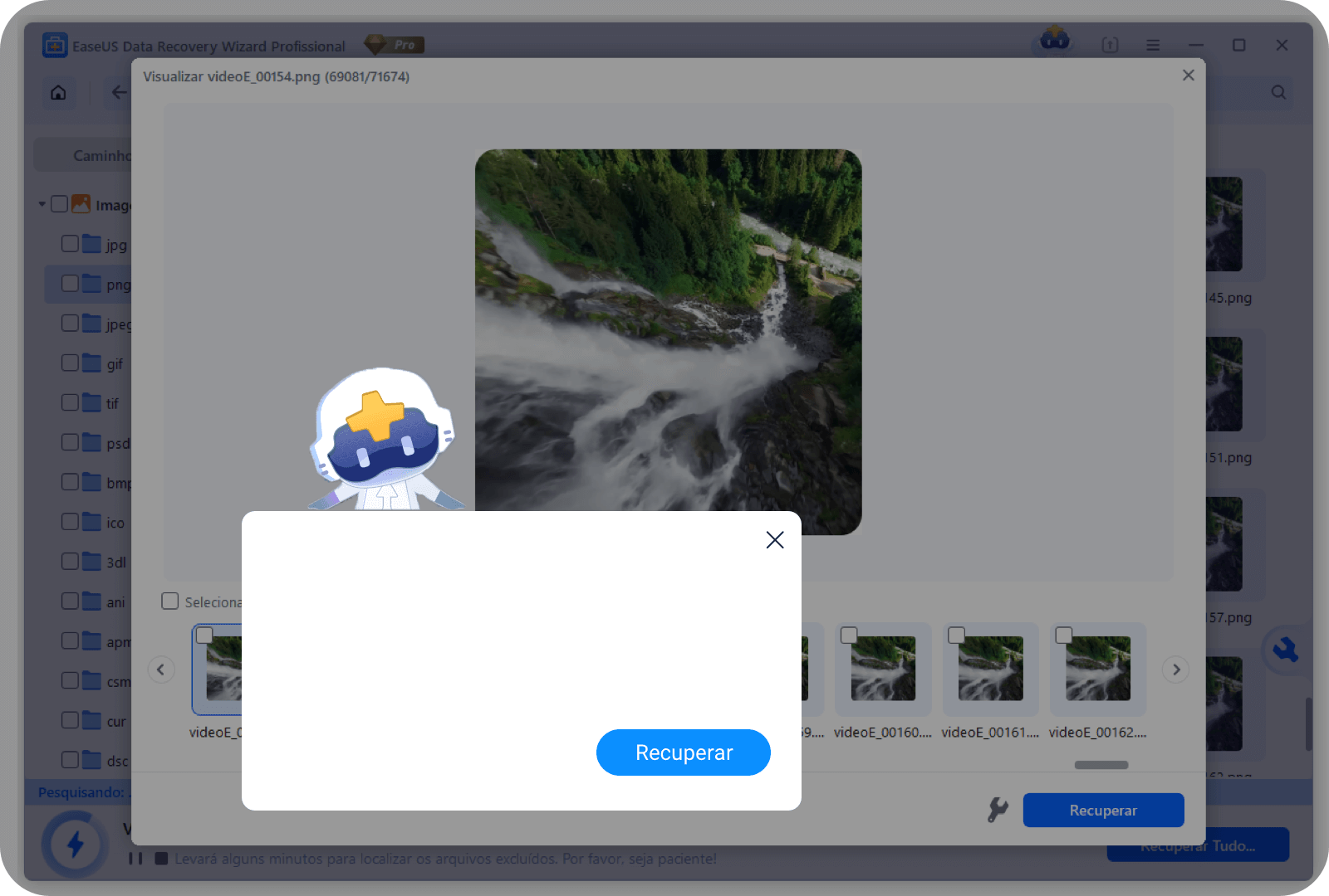 preview and recover data