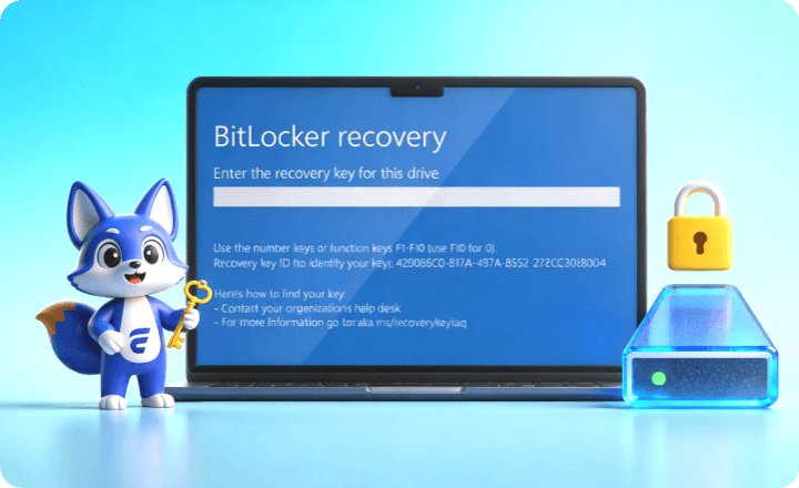 Corrija a Tela Azul do BitLocker